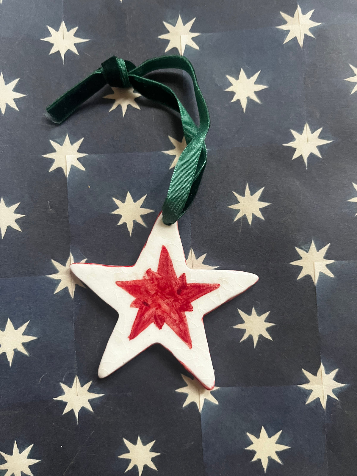 Porcelain Star Decoration D