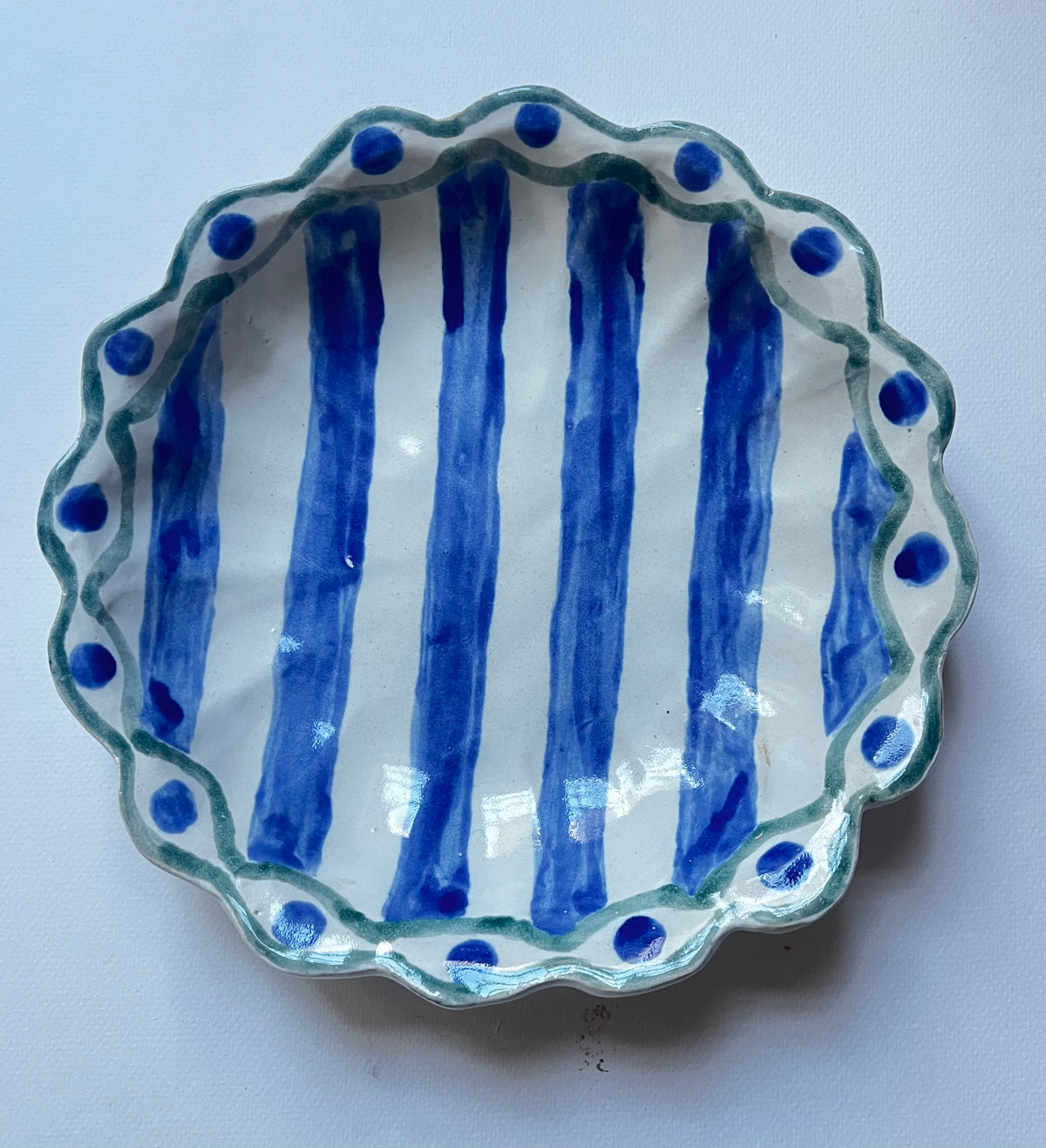 Kestrel Bowl Sml in Stripe Border (Seconds)