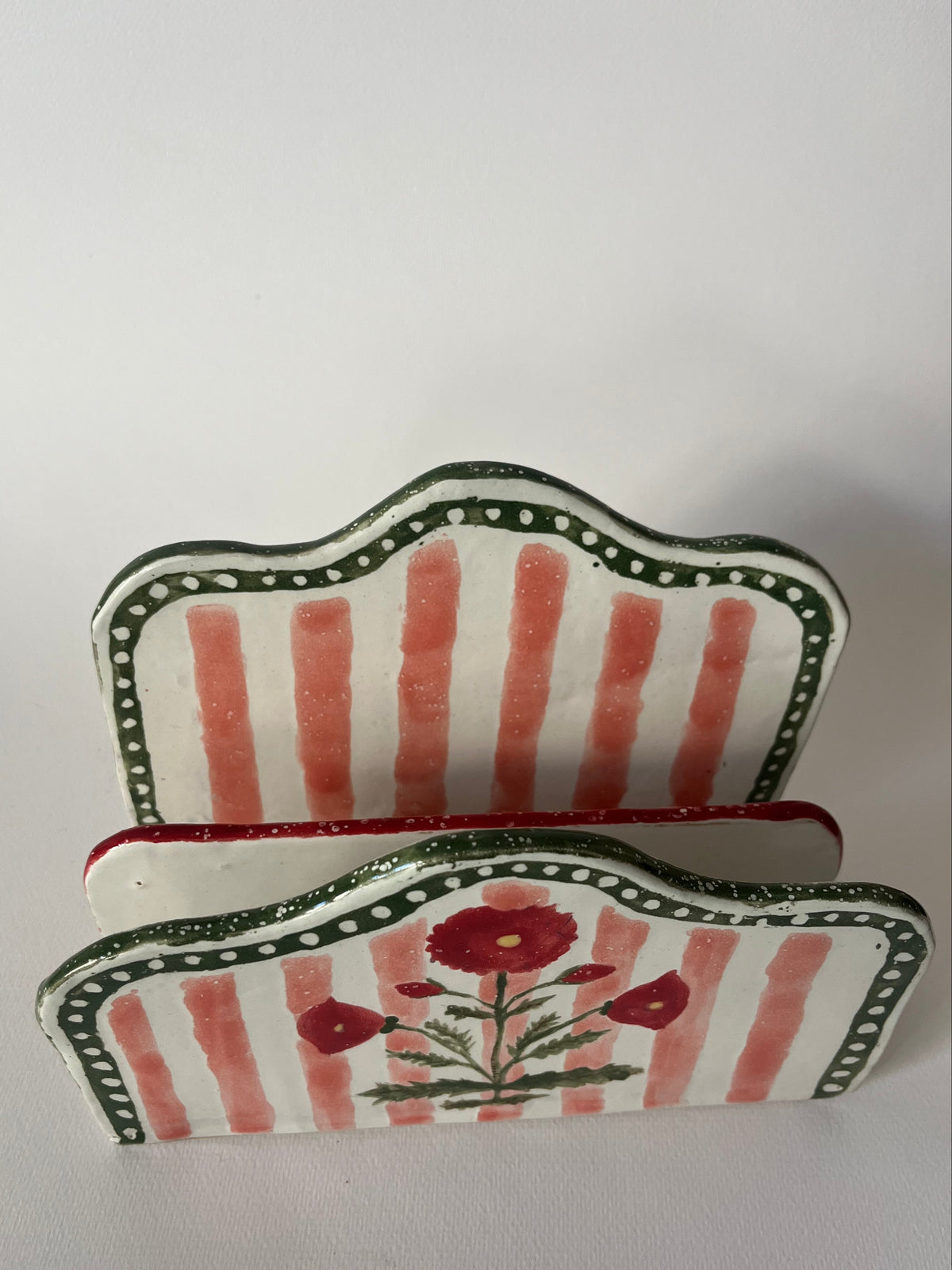 Letter Rack- Marigold Stripe (Sample)