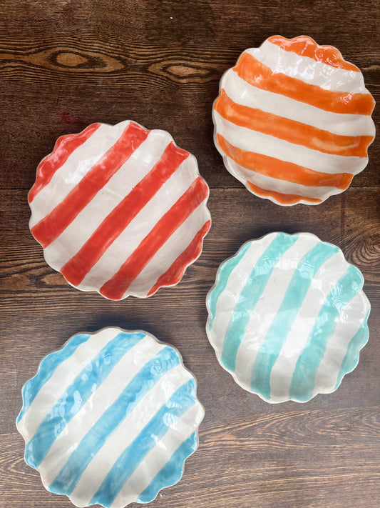 Set of 4 Kestrel Bowls Sml in Summer Stripes