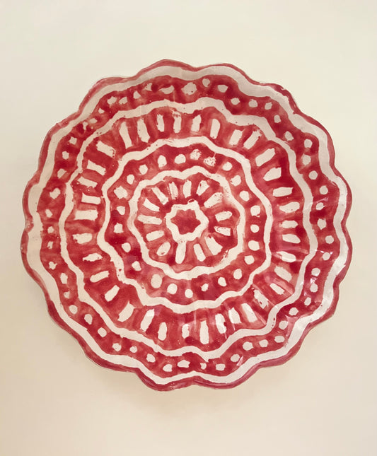 Kestrel Bowl Sml in Batik Red