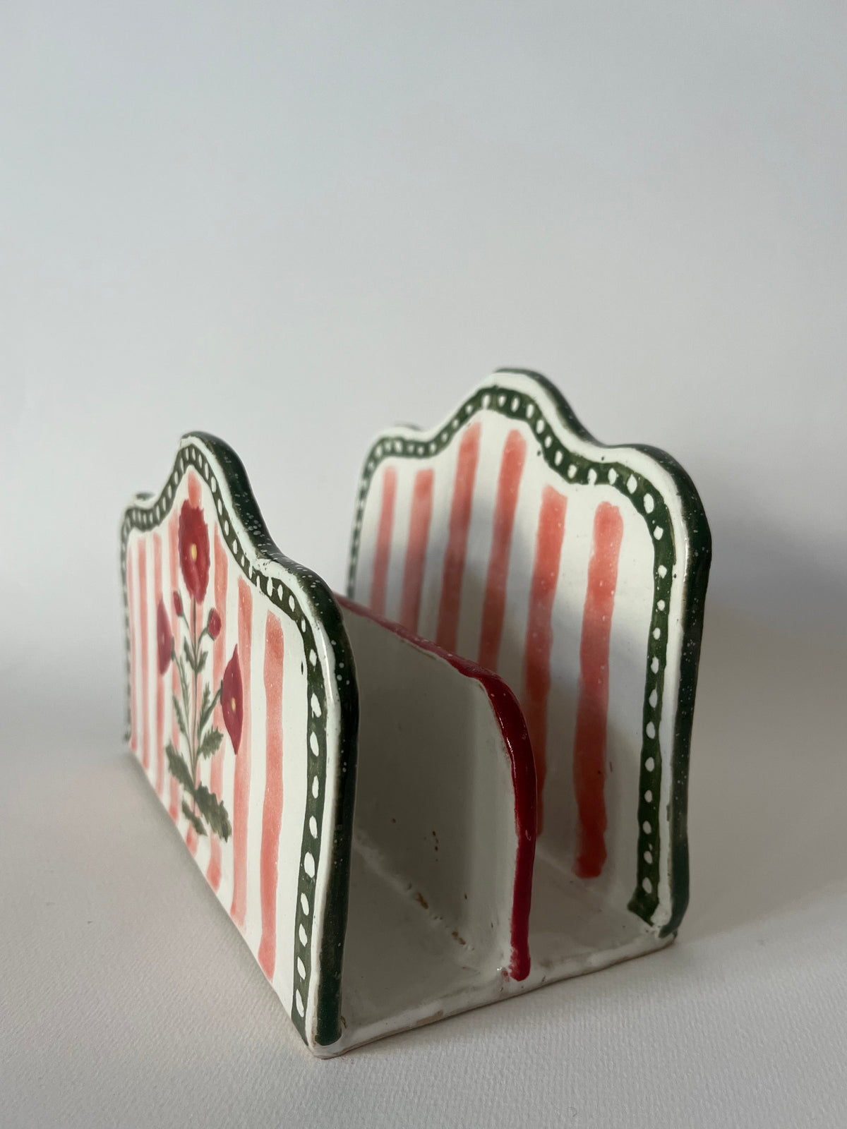 Letter Rack- Marigold Stripe (Sample)