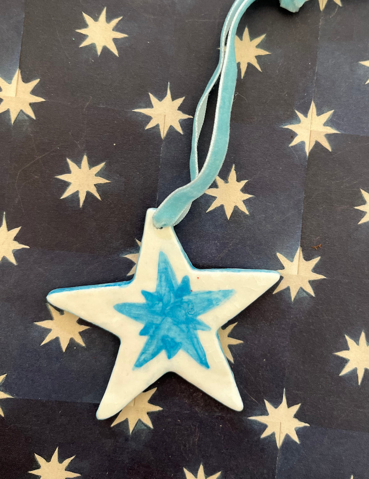 Porcelain Star Decoration C
