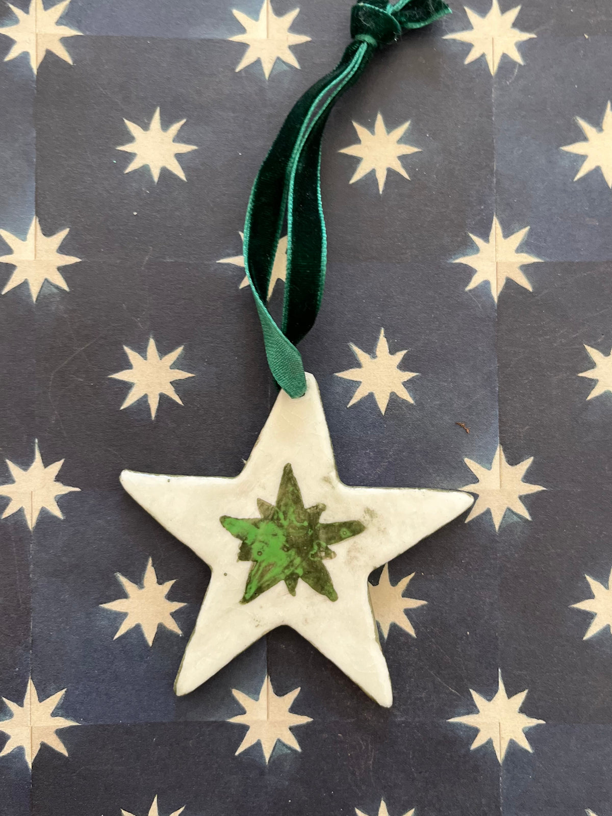 Porcelain Star Decoration B