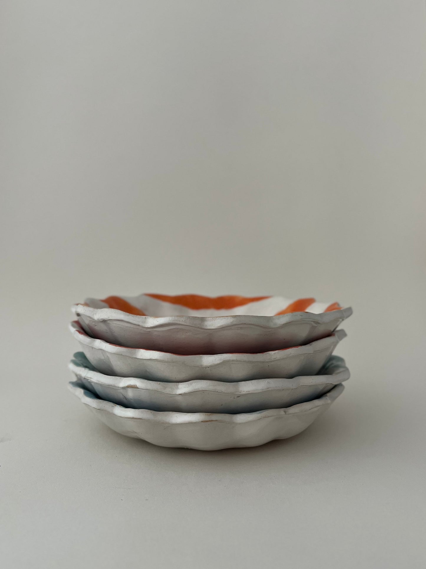Set of 4 Kestrel Bowls Sml in Summer Stripes