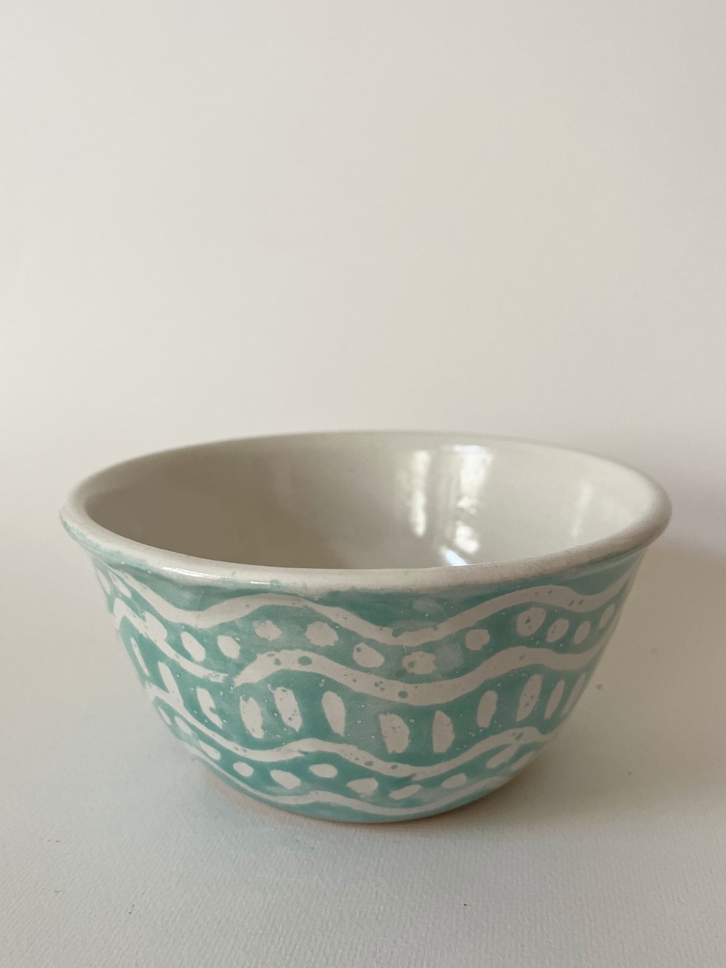 Battersea Bowl in Batik Aqua