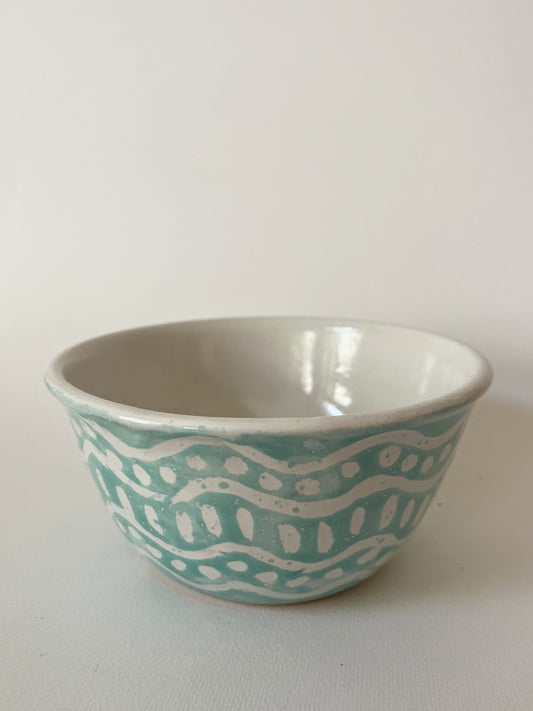 Battersea Bowl in Batik Aqua