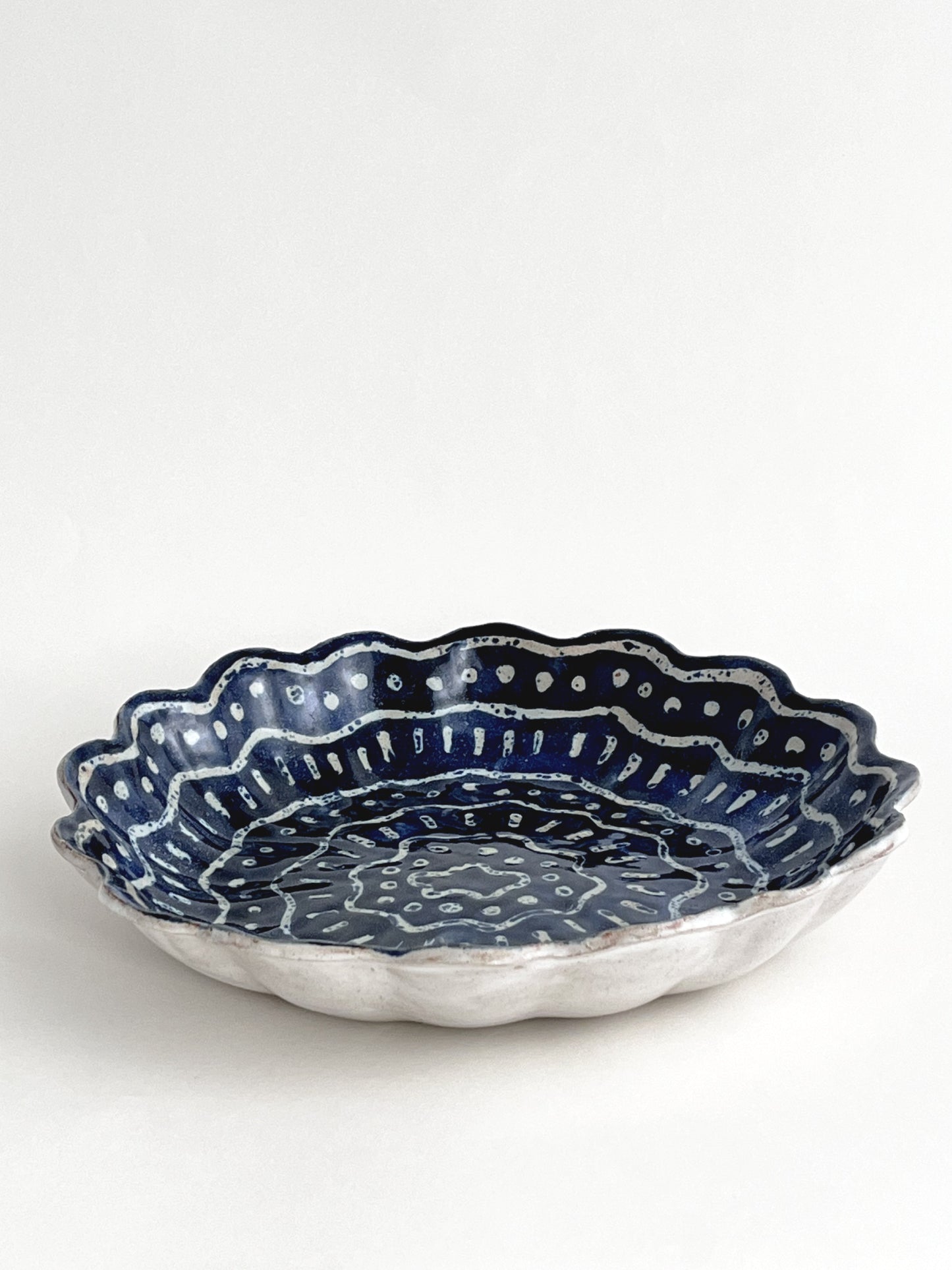 Kestrel Bowl Lrg in Batik Blue