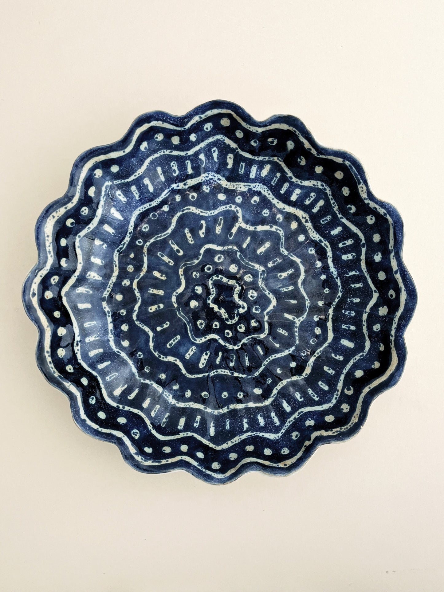 Kestrel Bowl Lrg in Batik Blue