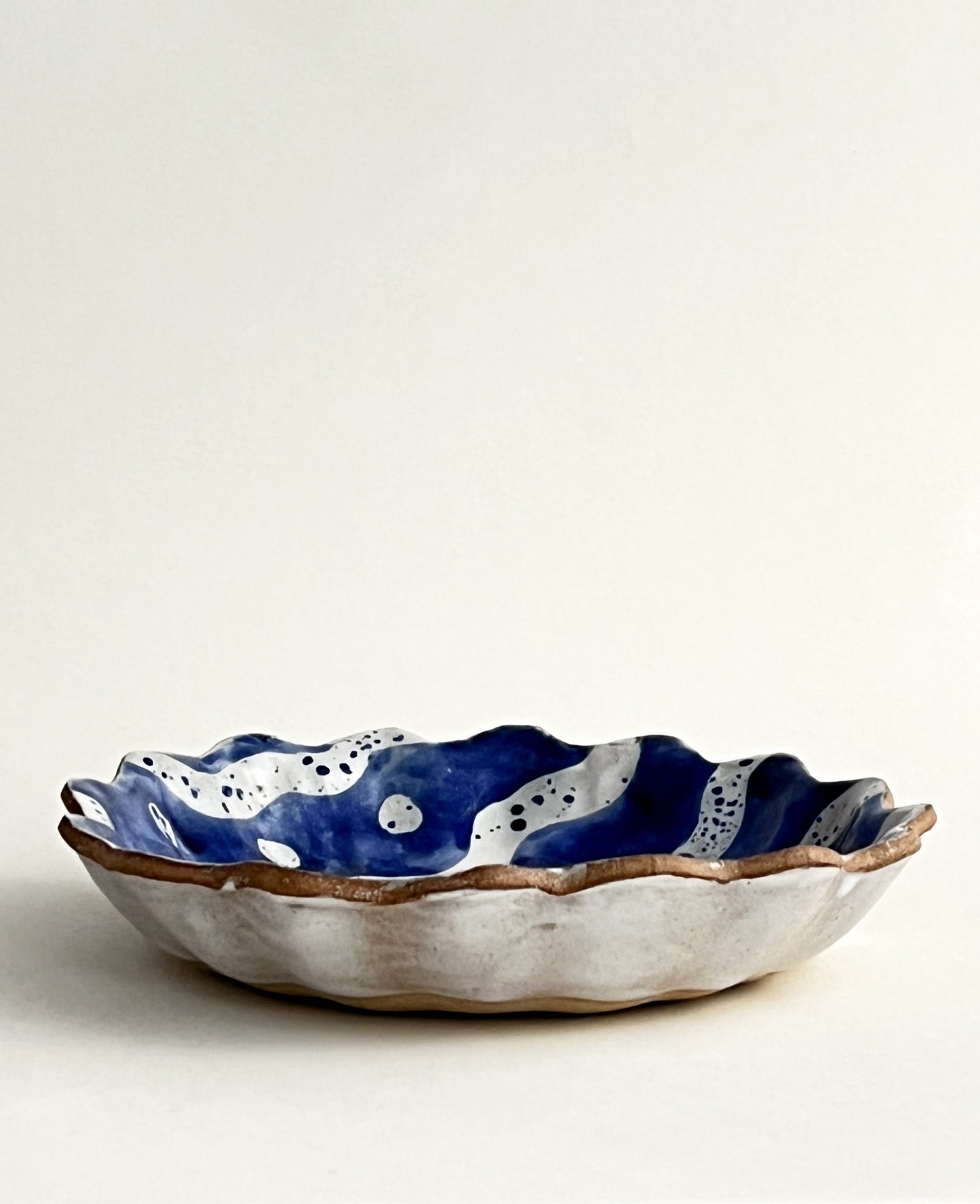 Kestrel Bowl Sml in Squiggle Blue