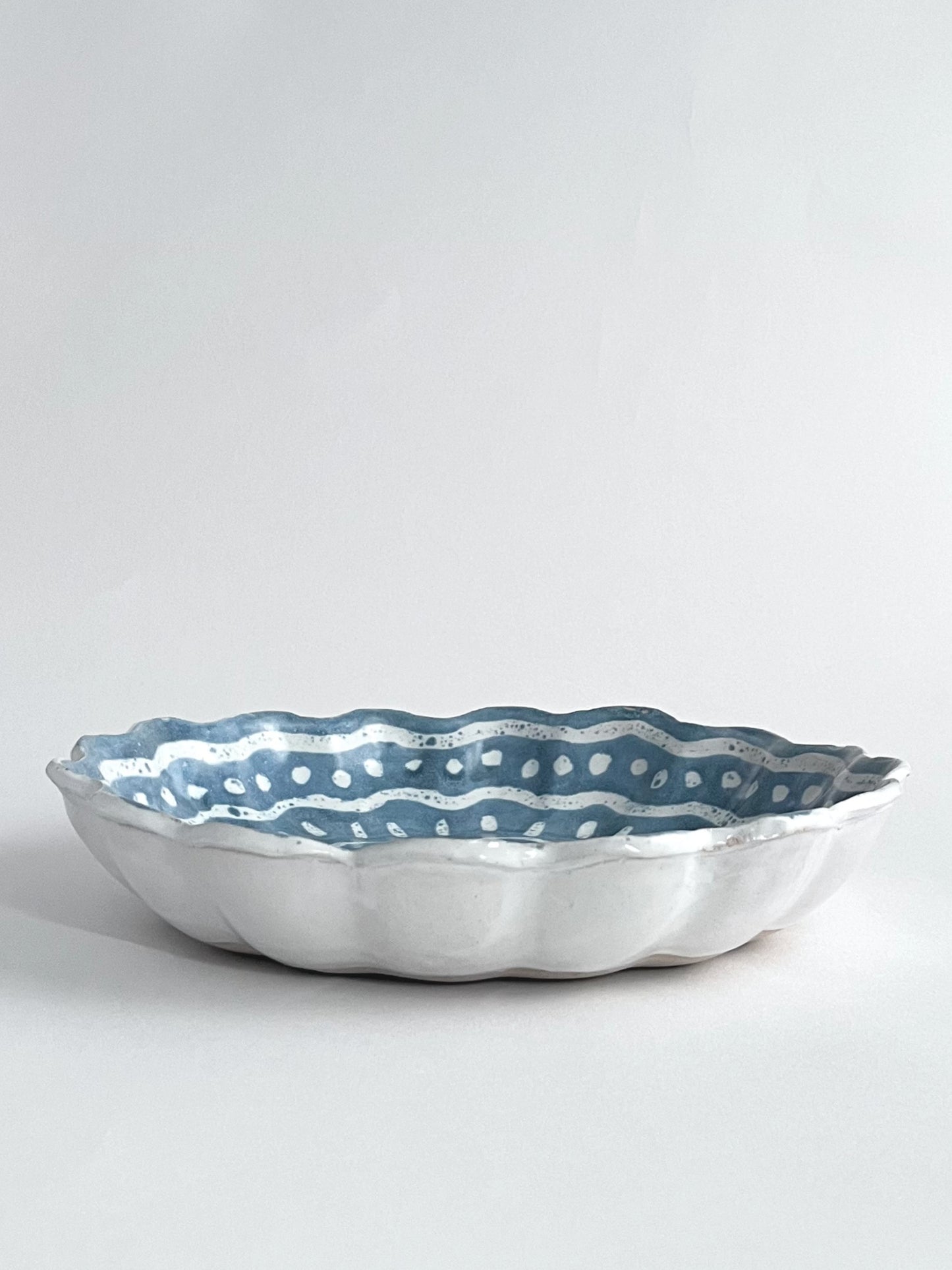 Kestrel Bowl Lrg in Open Batik Ocean