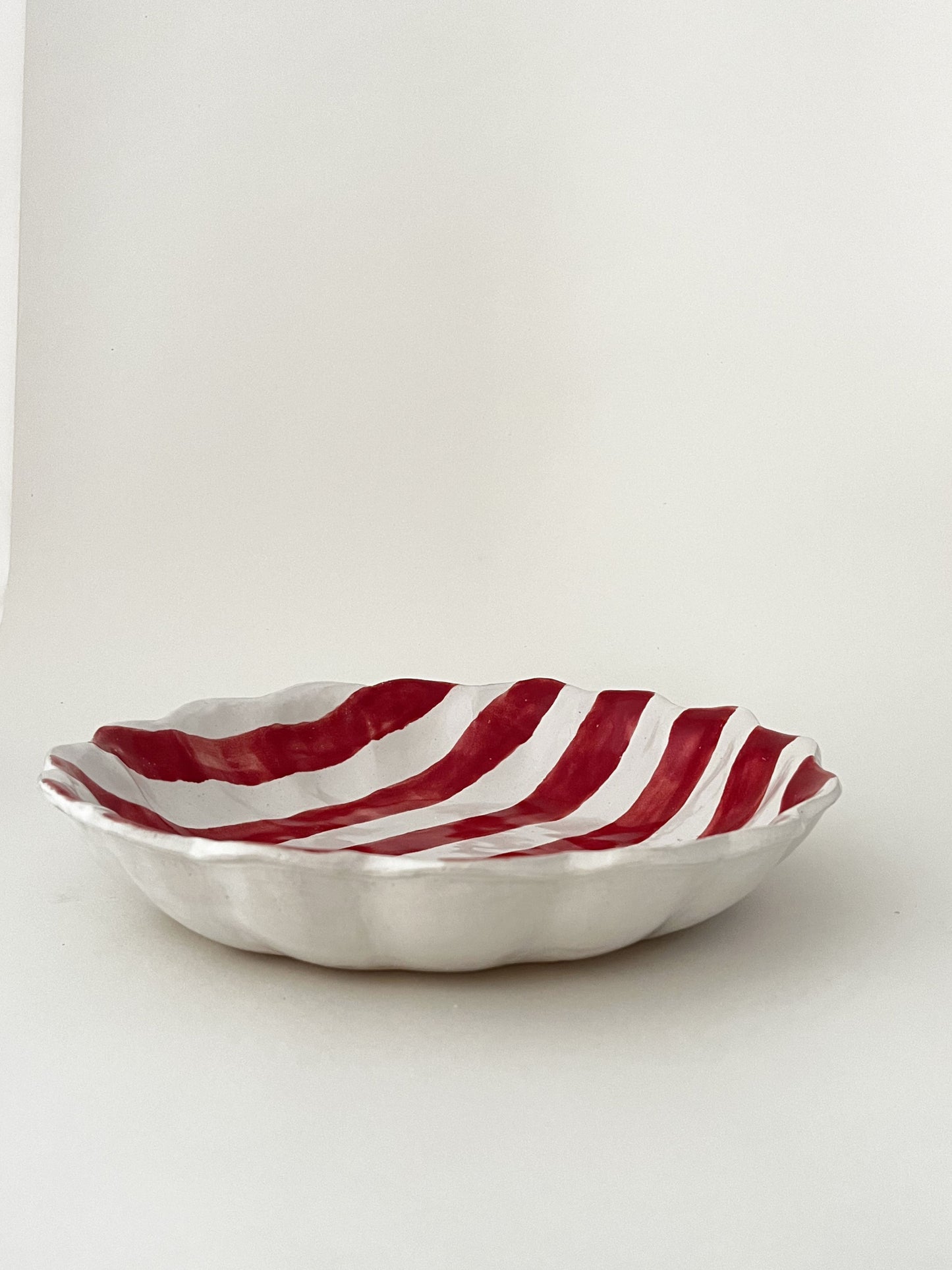 Kestrel Bowl Lrg - Stripe Red
