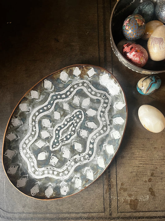 Wiggy Platter in Batik Kelp